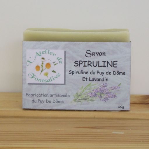 Savon à la spiruline 100% végétal