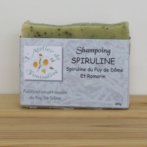 Shampoing à la spiruline française bio
